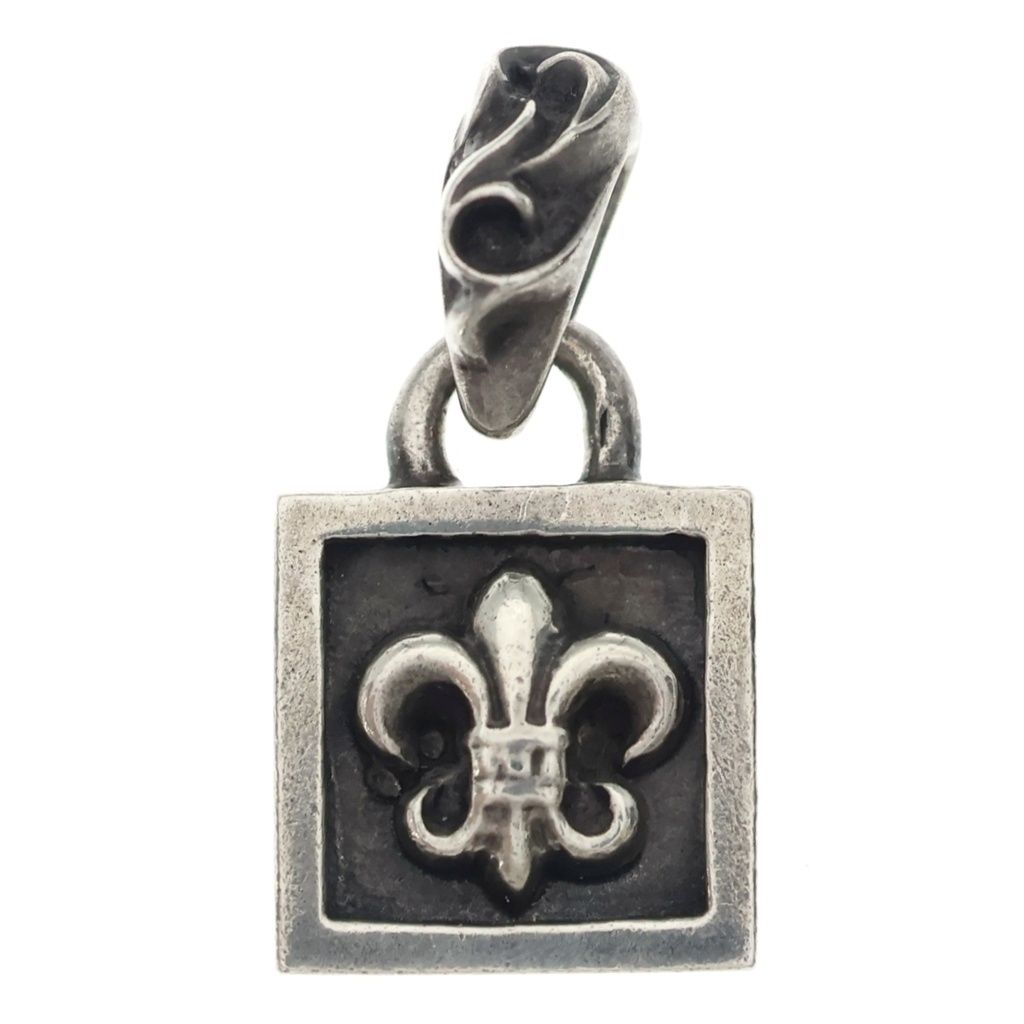 Chrome Hearts Framed BS Fluer BS Flare Charm Pendant Silver