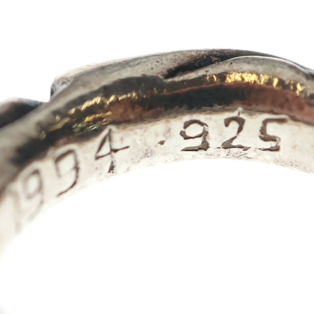 Chrome Hearts Scrl Band Scroll Ring Silver — view 6