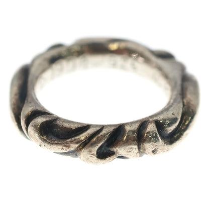 Chrome Hearts Scrl Band Scroll Ring Silver — view 2