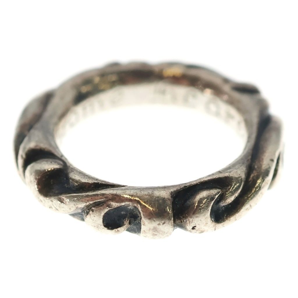 Chrome Hearts Scrl Band Scroll Ring Silver