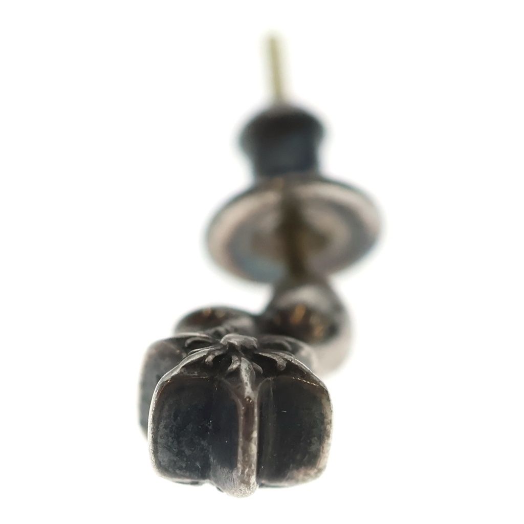 Chrome Hearts Tny Str Drp 1 Tie Nice Tardrop Earrings Silver — view 5