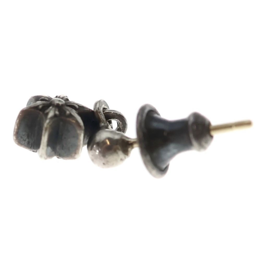 Chrome Hearts Tny Str Drp 1 Tie Nice Tardrop Earrings Silver — view 3