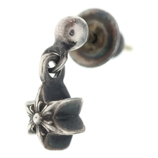 Chrome Hearts Tny Str Drp 1 Tie Nice Tardrop Earrings Silver