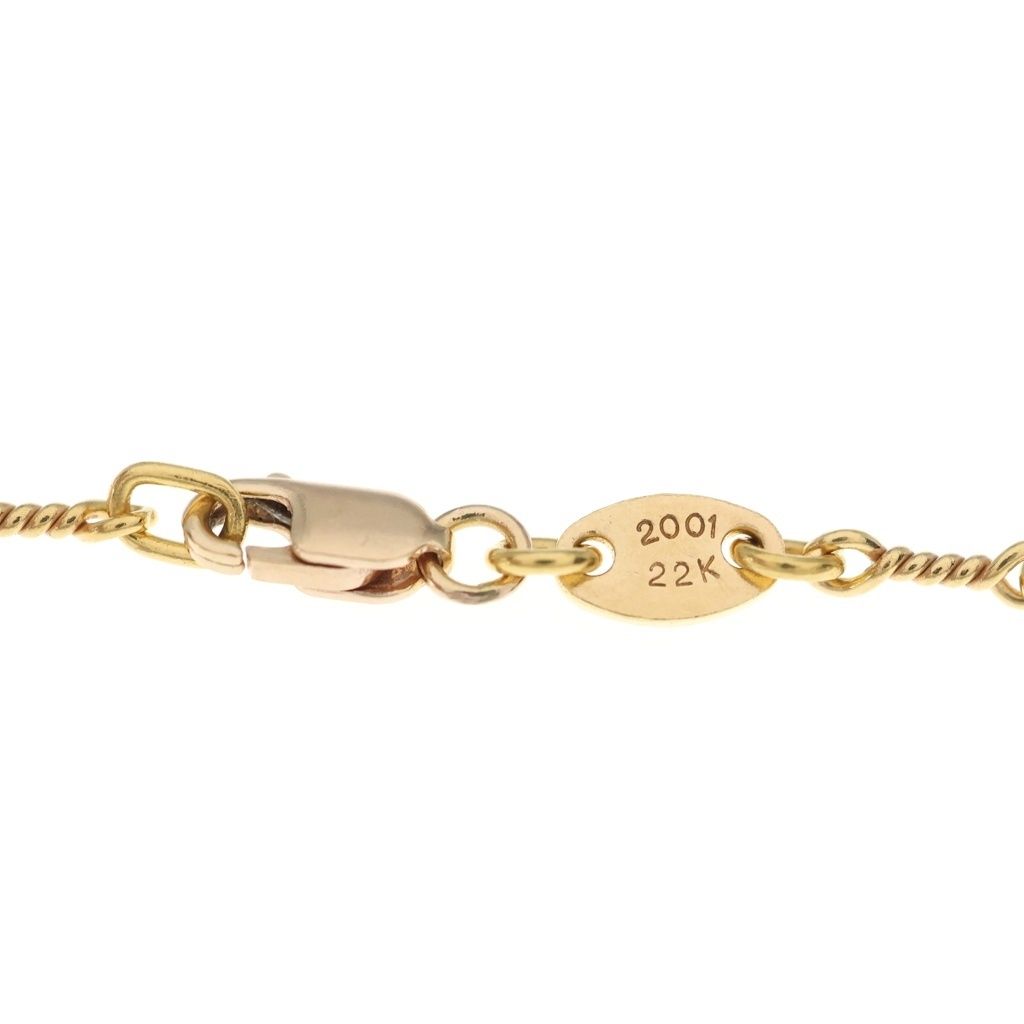 Chrome Hearts 22k Neckchain Twist Chain Necklace Gold — view 6