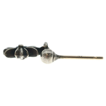 Chrome Hearts Tny CH Pls Tiny CH Plus Drop Earrings Silver — view 3