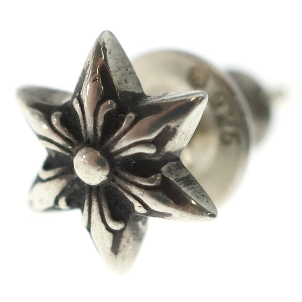 Chrome Hearts CO Star Stud Earrings Silver