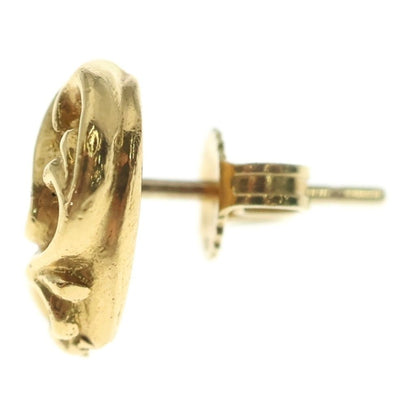 Chrome Hearts 22k Stud Heart Earrings Gold — view 3