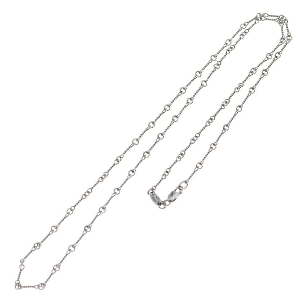 Chrome Hearts Neckchain Twist Chain Necklace White Gold — view 2