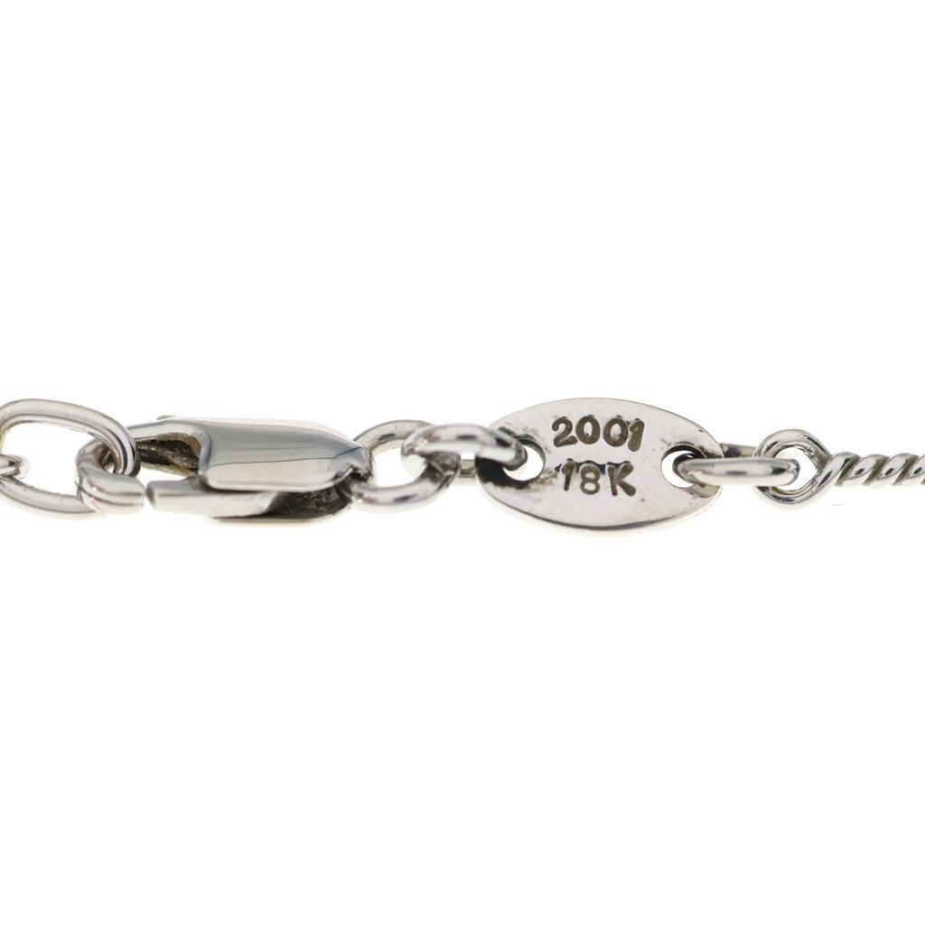 Chrome Hearts Neckchain Twist Chain Necklace White Gold — view 6