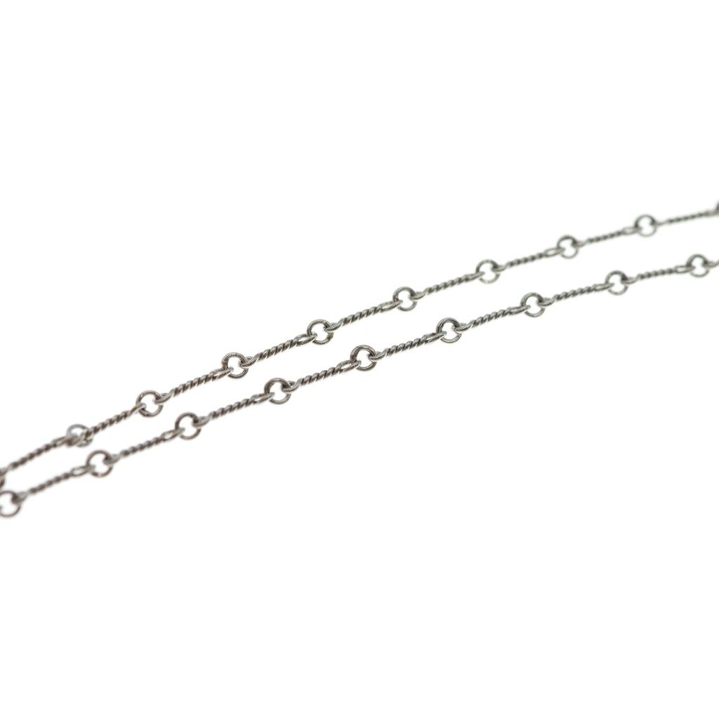 Chrome Hearts Neckchain Twist Chain Necklace White Gold — view 4