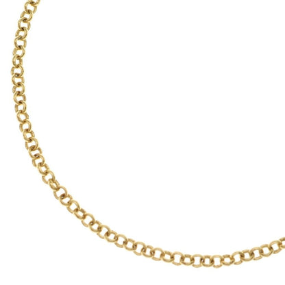Chrome Hearts 22k Neckchain Roll Chain Necklace Gold