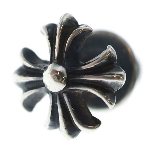 Chrome Hearts No2 CH Pls CH Plus Stud Earrings Silver
