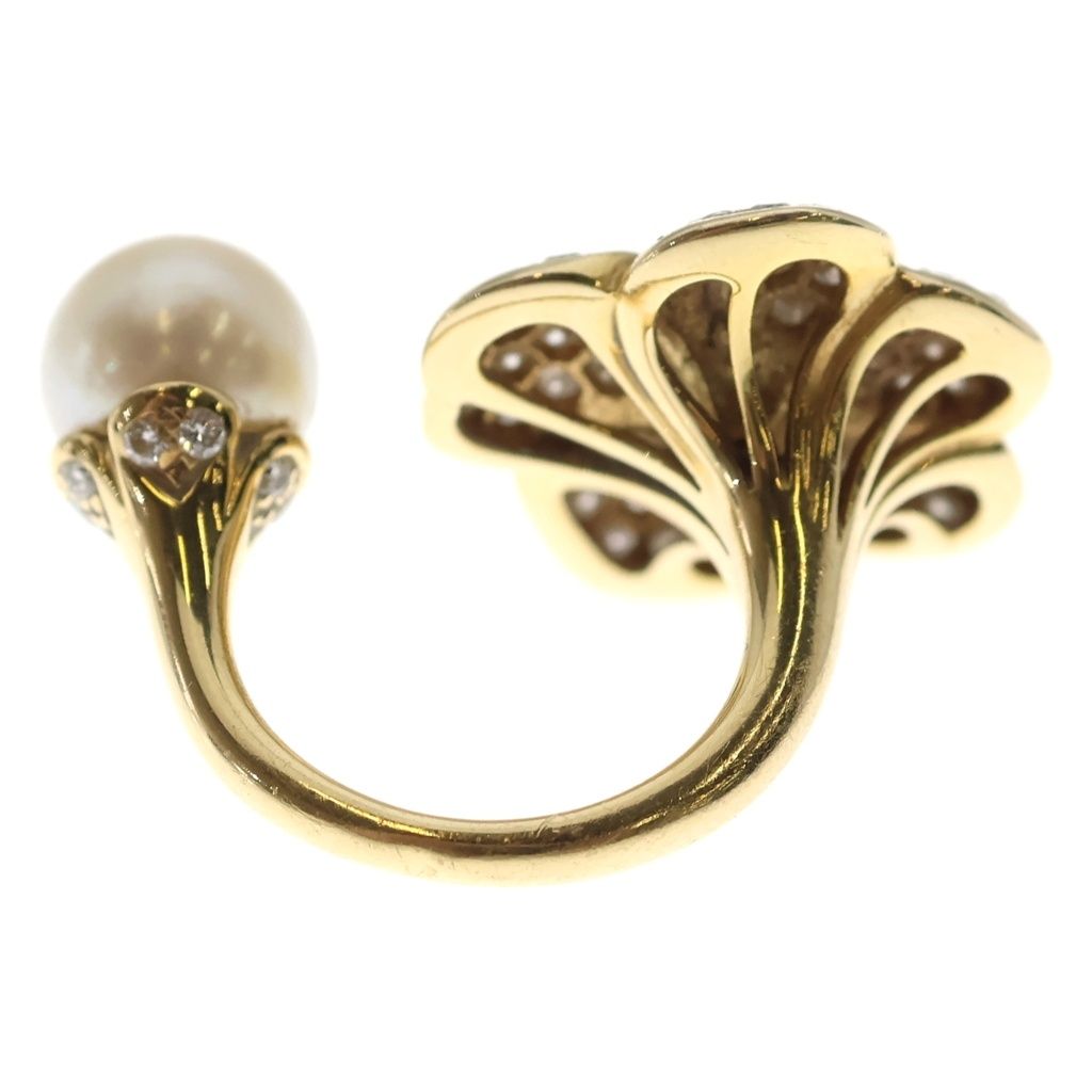 Van Cleef & Arpels Pearl Duo Ring Yellow Gold Diamond mm — view 2