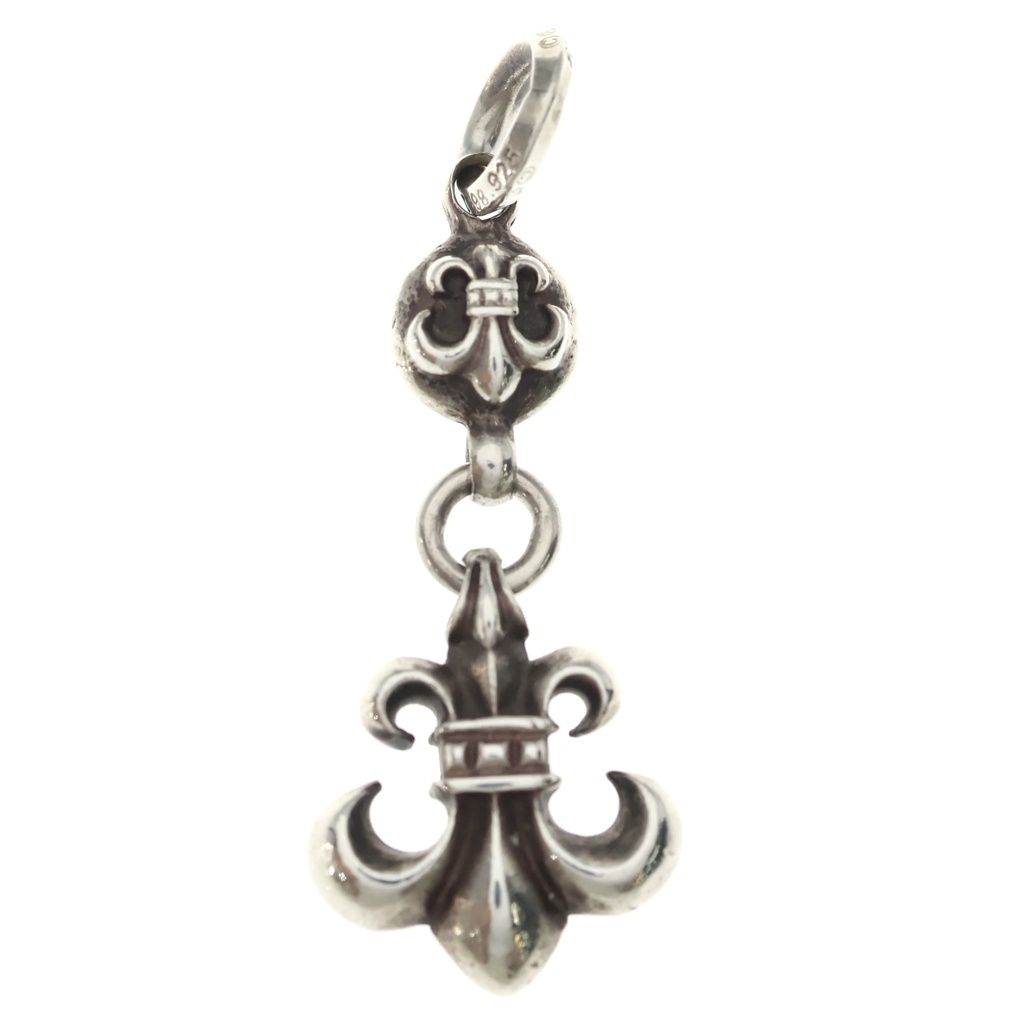 Chrome Hearts BS Fleur 1 Ball BS Flare Charm Pendant Silver