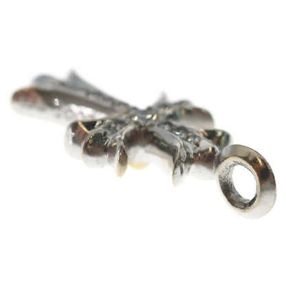 Chrome Hearts Tny Crsf P Dia Tiny Fat Cross Pave Diamond Pendant White Gold — view 6