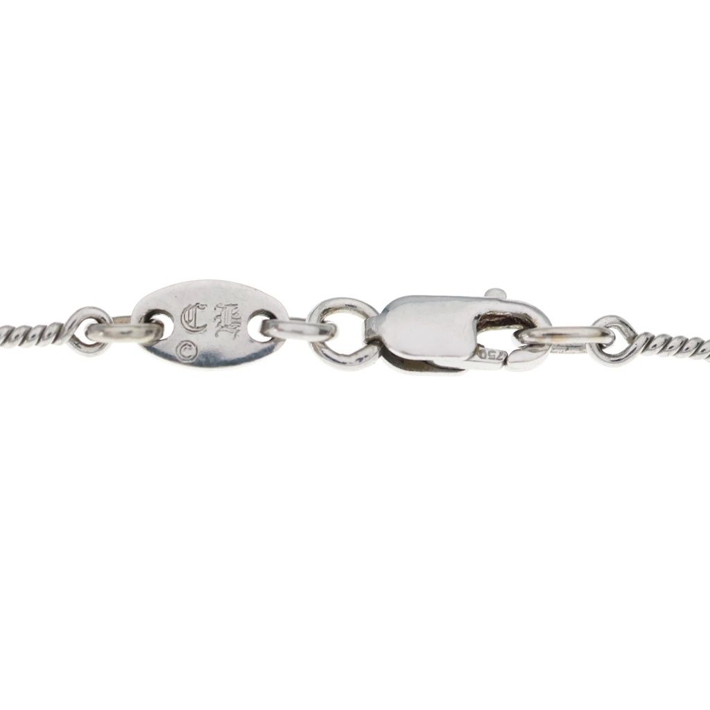 Chrome Hearts Neckchain Twist Chain Necklace White Gold — view 5