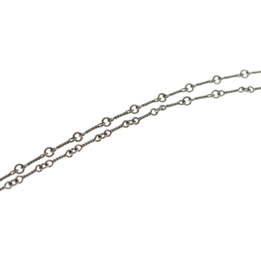 Chrome Hearts Neckchain Twist Chain Necklace White Gold — view 4