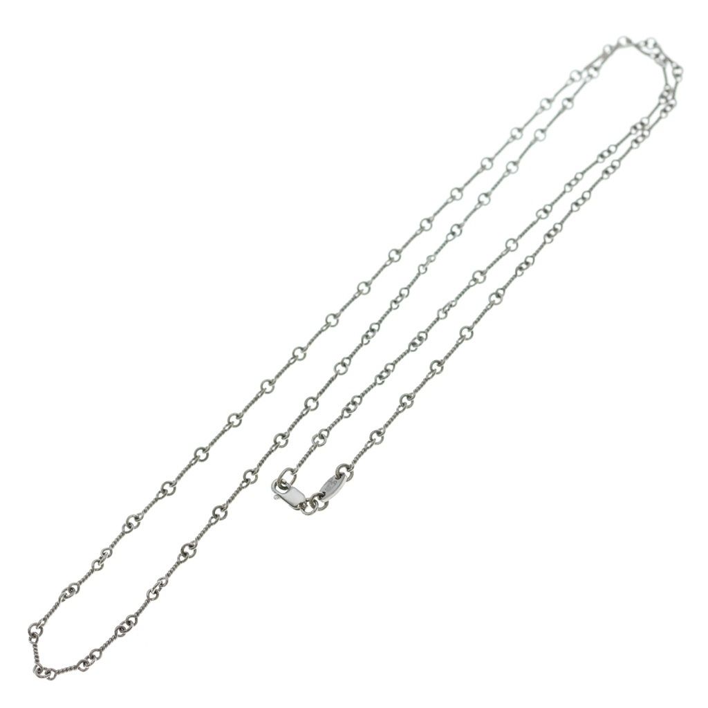 Chrome Hearts Neckchain Twist Chain Necklace White Gold — view 2