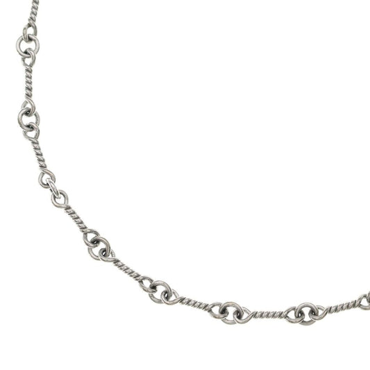 Chrome Hearts Neckchain Twist Chain Necklace White Gold