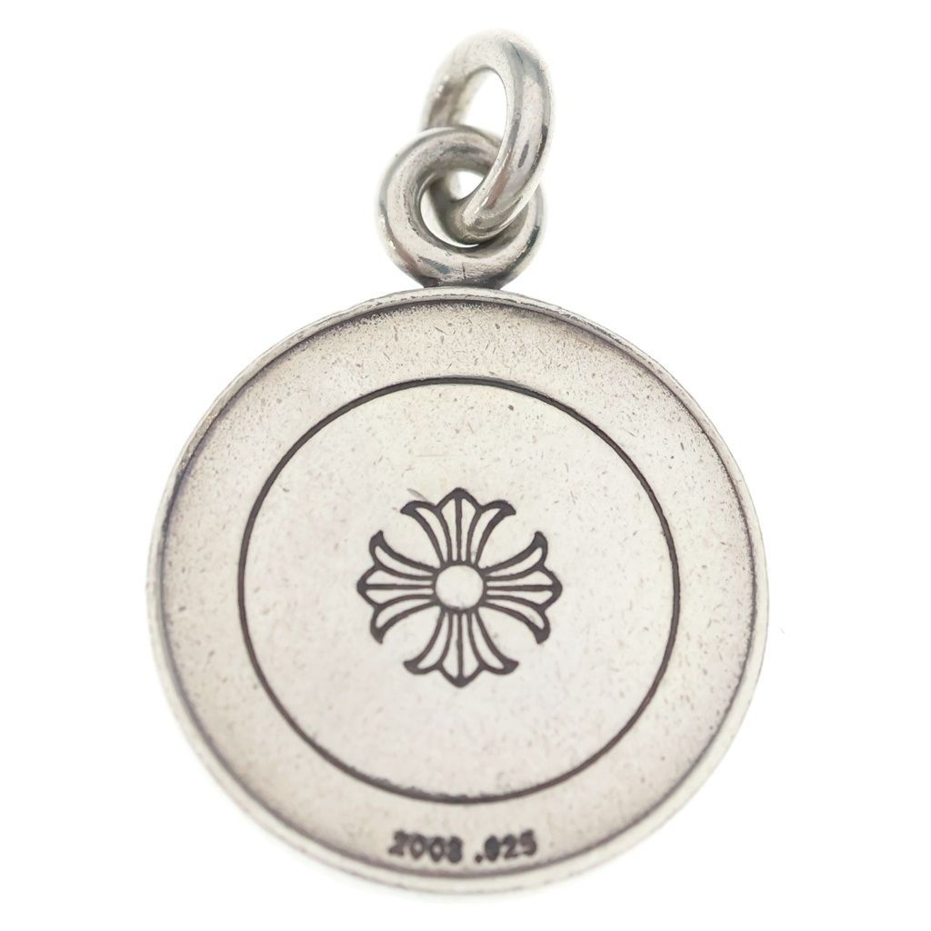 Chrome Hearts Chrm Angl Mdl V2 Angel Medal Charm Pendant Silver — view 2
