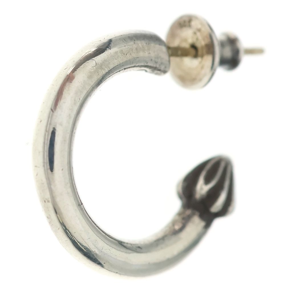 Chrome Hearts Hoop Plain Earrings Silver
