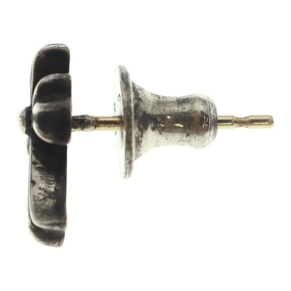 Chrome Hearts CH Crss 2 Fat CH Crossfat Stud Earrings Silver — view 3