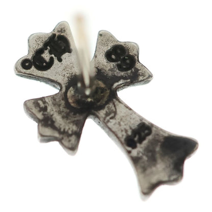 Chrome Hearts CH Crss 2 Fat CH Crossfat Stud Earrings Silver — view 6
