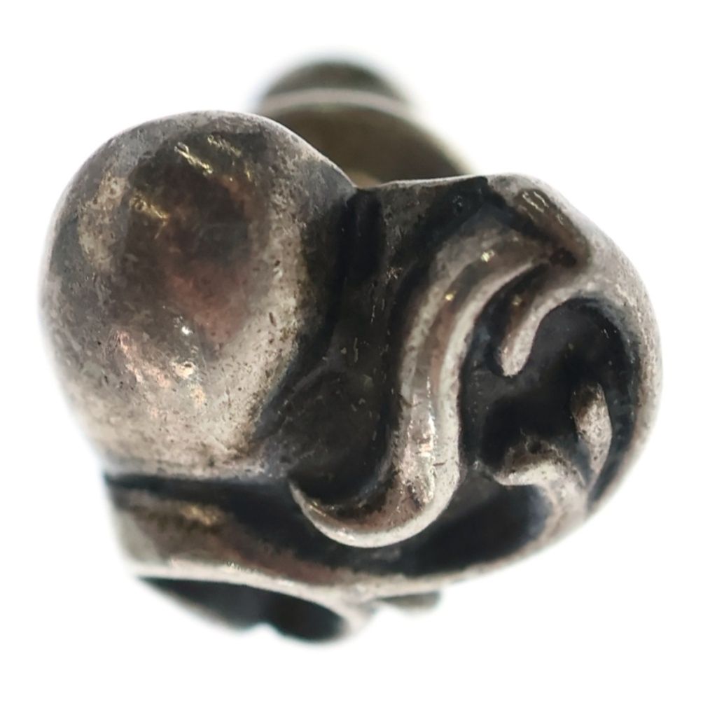 Chrome Hearts Stud Heart Earrings Silver