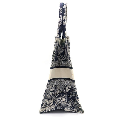 Dior Book Tote Toile de Jouy Canvas Navy — view 3