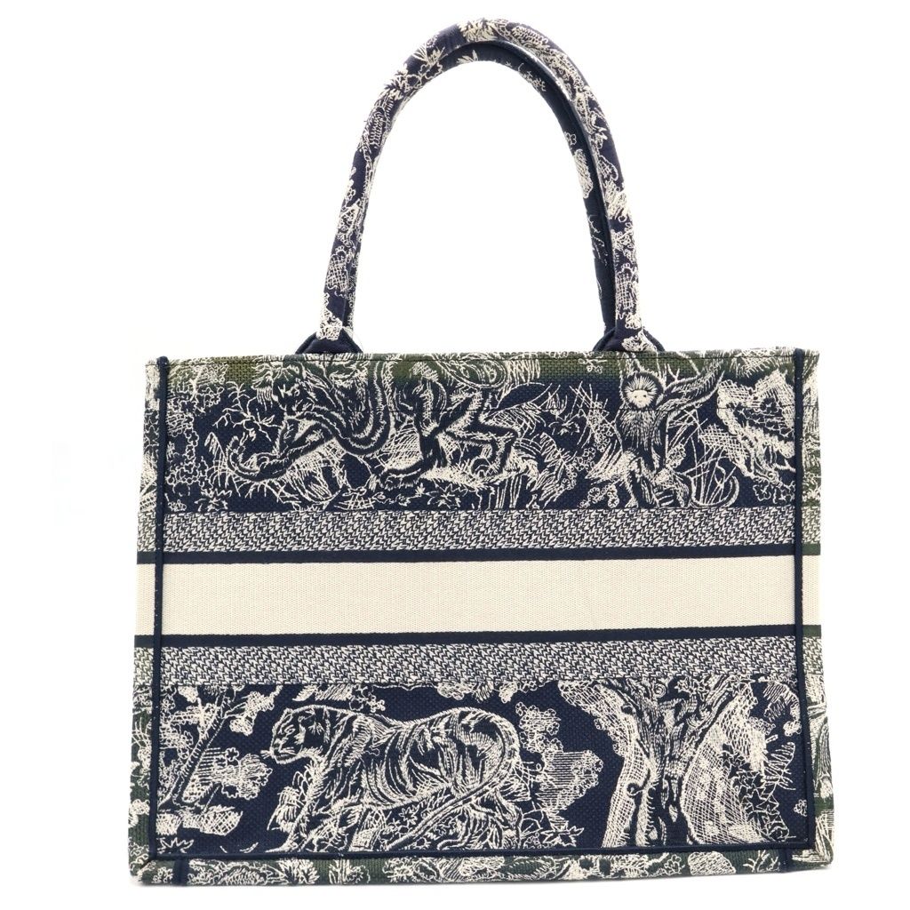 Dior Book Tote Toile de Jouy Canvas Navy — view 2