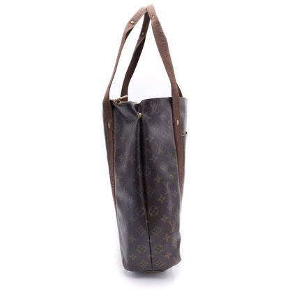 Louis Vuitton Monogram Cover Boble Tote Brown Leather Gold — view 3