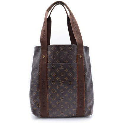 Louis Vuitton Monogram Cover Boble Tote Brown Leather Gold