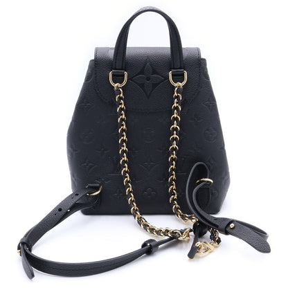 Louis Vuitton Monogram Empreinte Backup Backpack Black Leather Gold — view 2