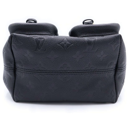 Louis Vuitton Monogram Empreinte Backup Backpack Black Leather Gold — view 4