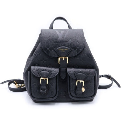 Louis Vuitton Monogram Empreinte Backup Backpack Black Leather Gold