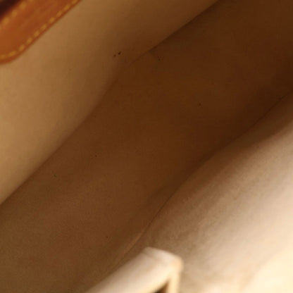 Louis Vuitton Monogram Looping MM Shoulder Bag Brown Leather Gold — view 5