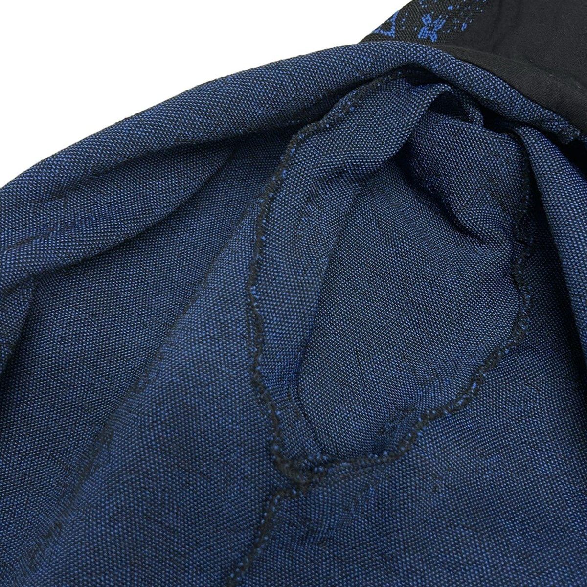 Louis Vuitton Hoodie L Monogram Zip Sle Jacquard Black Blue — view 9
