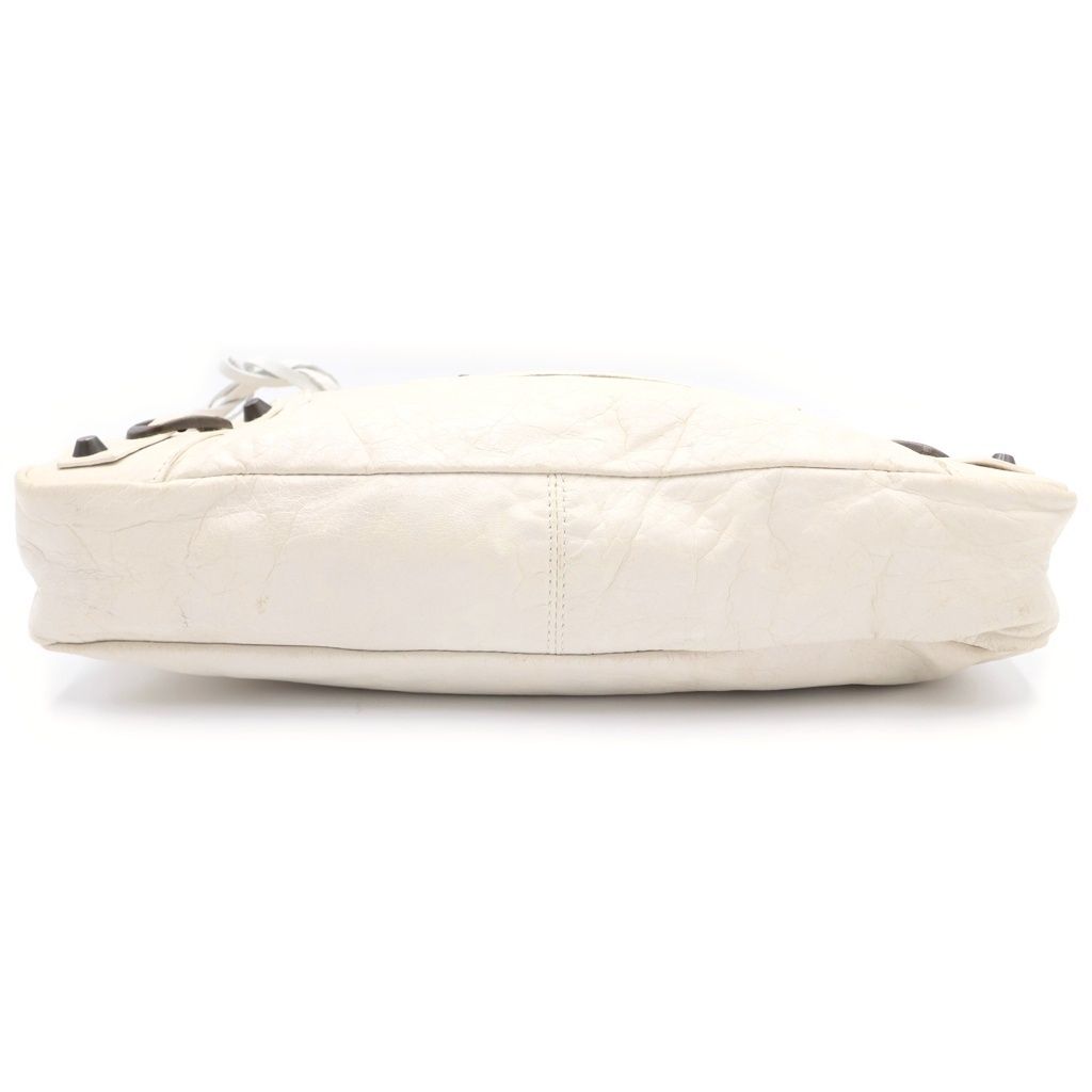Balenciaga the St 2-Way Shoulder Bag Ivory White Leather Gold — view 4
