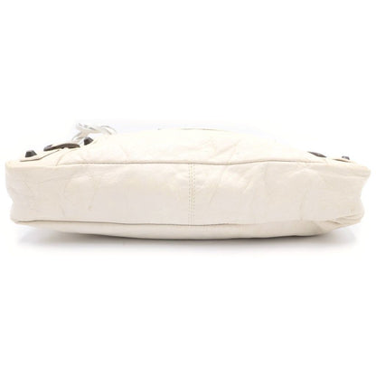 Balenciaga the St 2-Way Shoulder Bag Ivory White Leather Gold — view 4