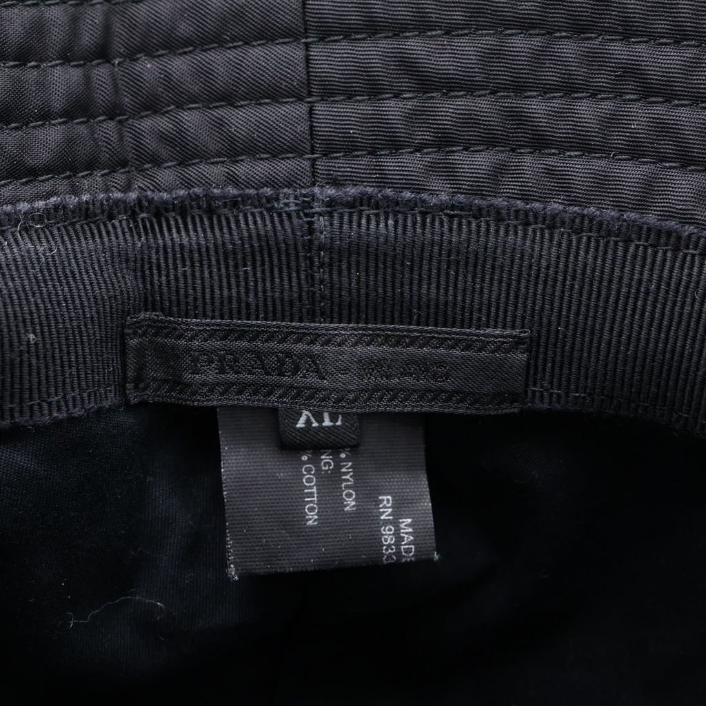 Prada Bucket Hat Black — view 8