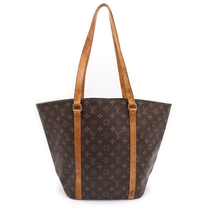 Louis Vuitton Monogram Sac Shopping Brown Tote