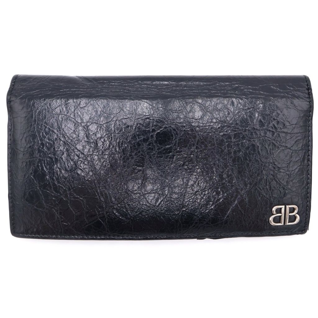 Balenciaga Vertical Monaco Wallet Black