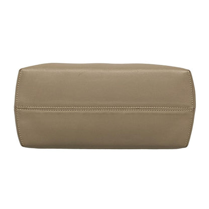 Fendi Handbag Visible Gray Beige Leather — view 5