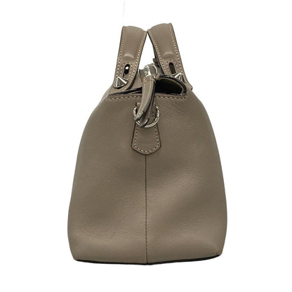 Fendi Handbag Visible Gray Beige Leather — view 2