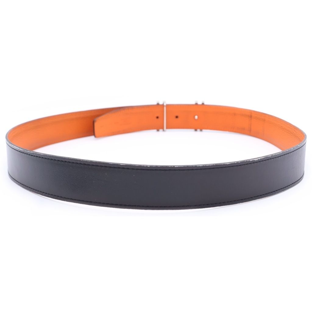 Hermes O Carre Leather Belt Silver — view 2