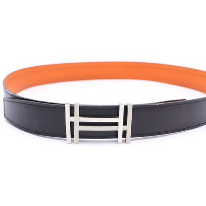 Hermes O Carre Leather Belt Silver — view 5