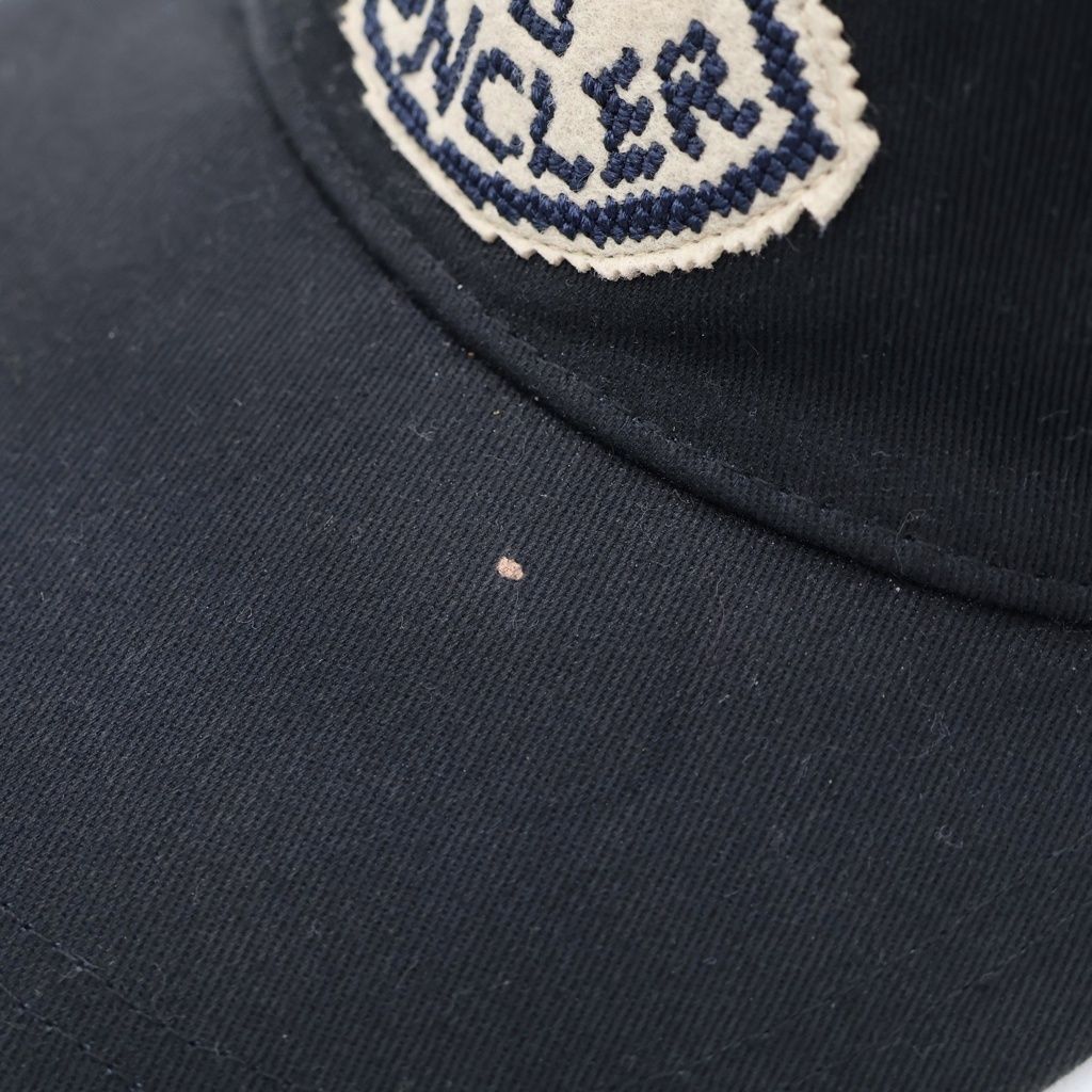Moncler Baseball Cap Logo Patch Black — view 6