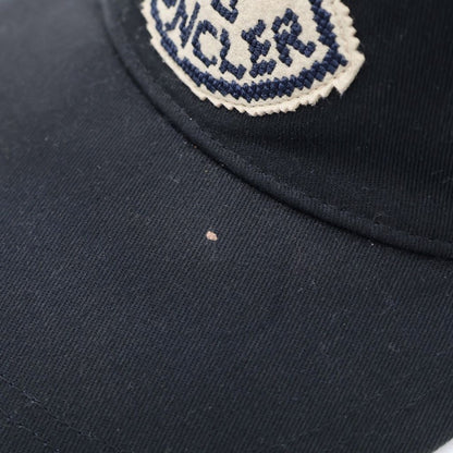Moncler Baseball Cap Logo Patch Black — view 6