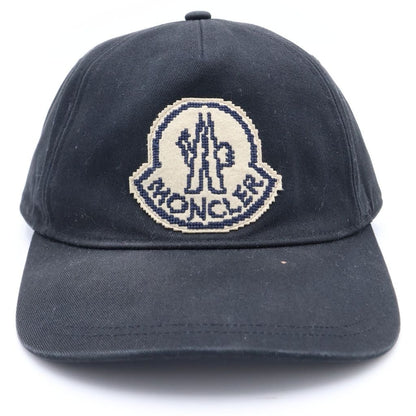 Moncler Baseball Cap Logo Patch Black — view 4