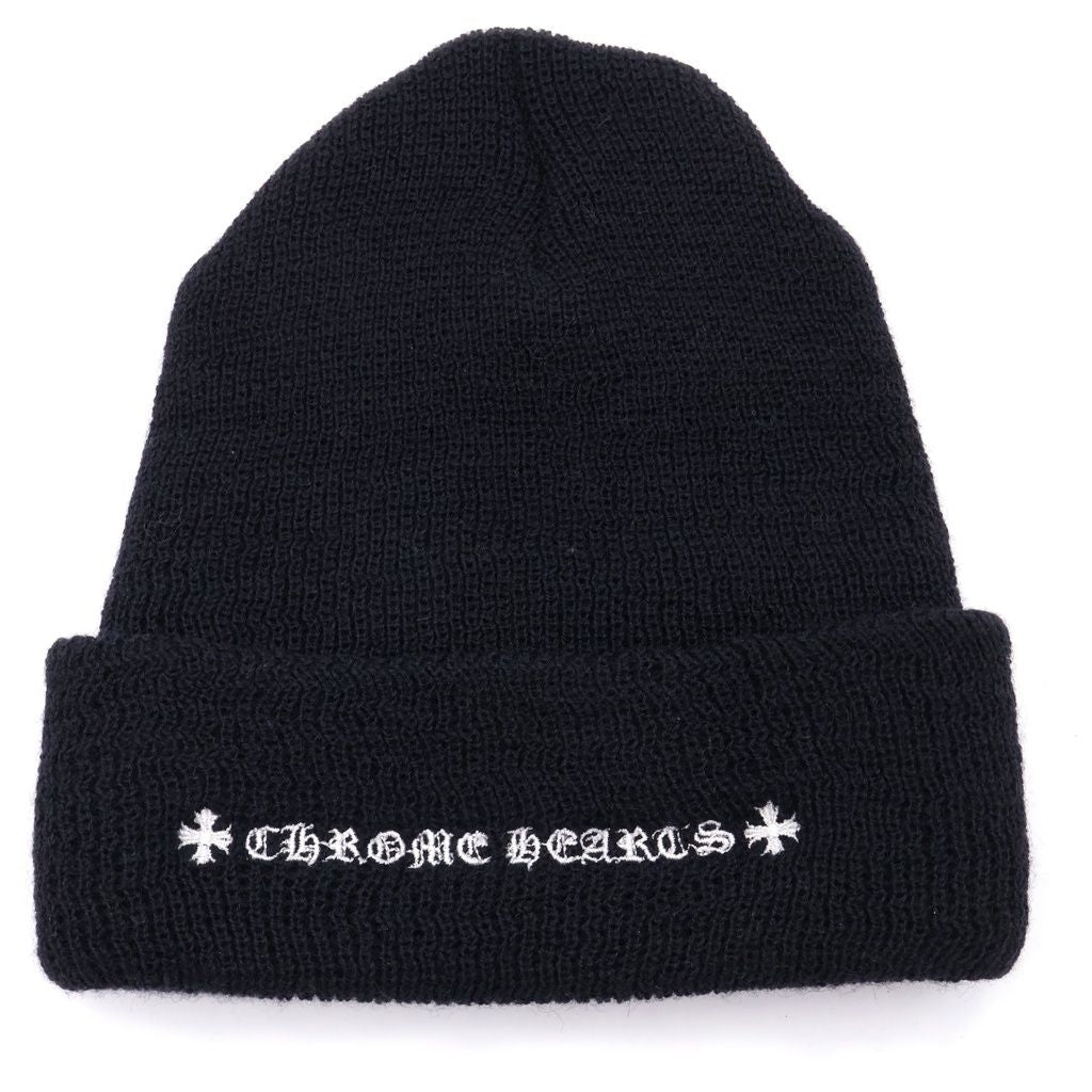Chrome Hearts Wool Watch Cap CH Plus Embroidery Beanie Knit — view 2